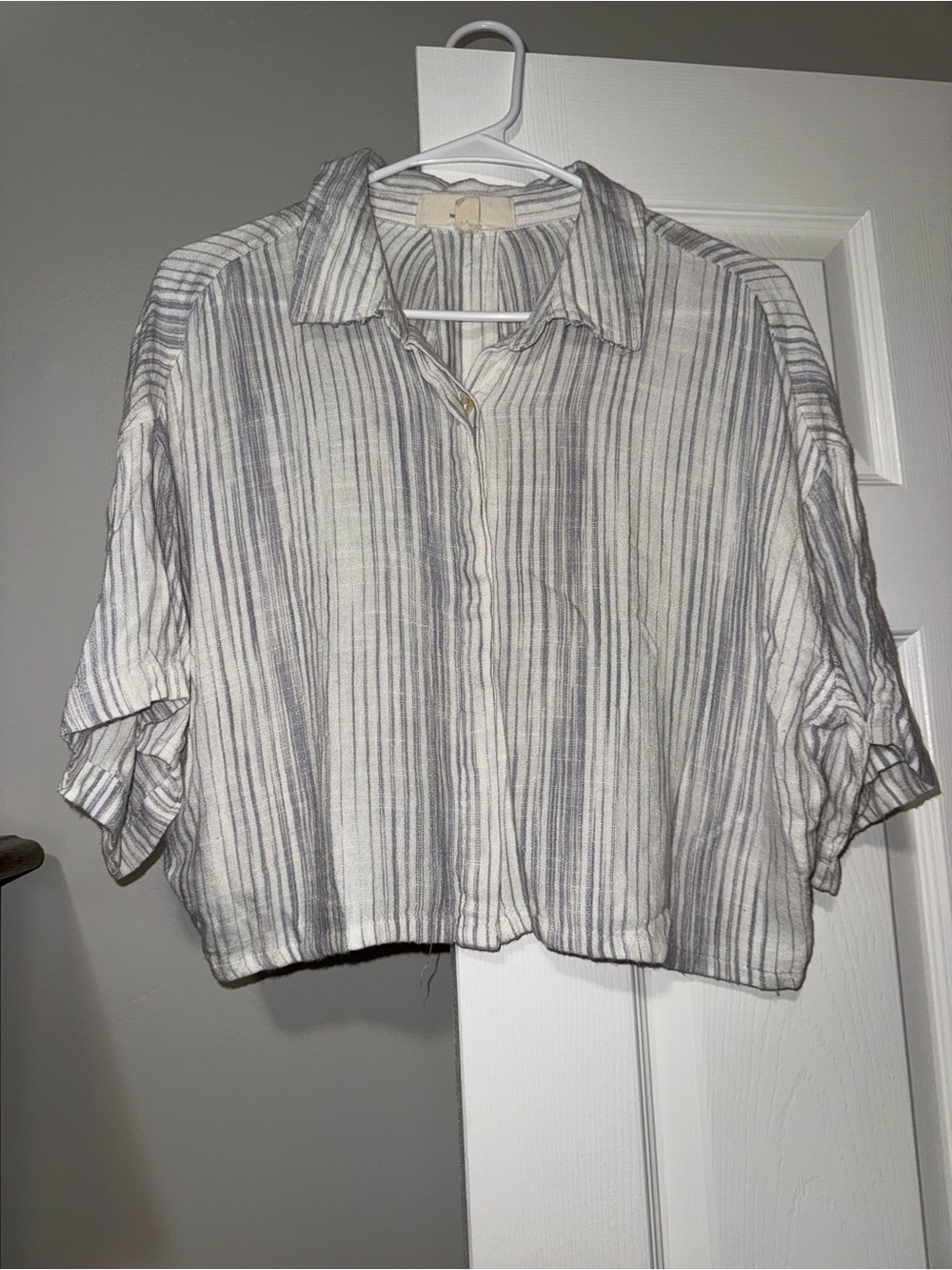 Thread & Supply Striped Boxy Crop Top